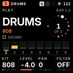 PLAY screen