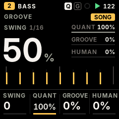 GROOVE screen