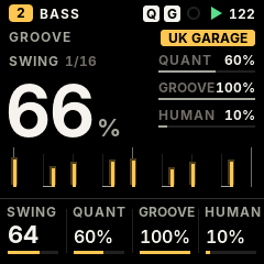 GROOVE screen